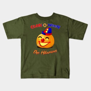 Halloween Clown Clon-O-Ween The Hilarious Kids T-Shirt